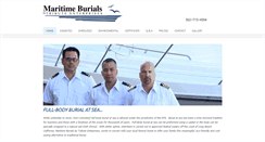Desktop Screenshot of maritimeburials.com